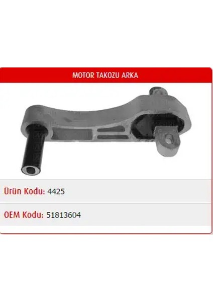 M4425 Motor Takozu (Arka) 51813604