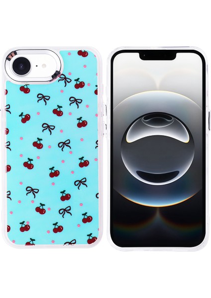 iPhone 16E Kılıf Airbag Tasarımlı Aden Hadra Kapak - Kiraz
