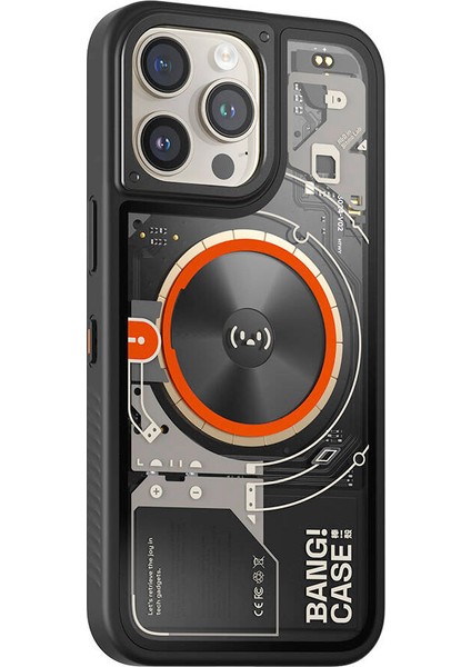 Apple iPhone 14 Pro Kılıf Özelleştirilebilir 3 Fonksiyonlu Bluetooth Bağlantılı Bitmo Lab Bangcase A