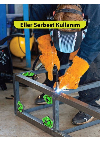 2 Adet Aç Kapa Özellikli 6 Açılı Kolay Temizlenebilen Güçlü Mıknatıslı Kaynak Tutucu Manyetik Kaynak Gönyesi indirimleri