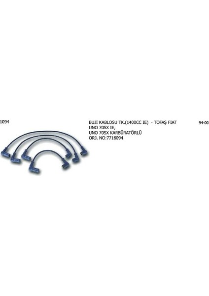 1094 Buji Kablosu 1337383 73VB2196AA 7609395