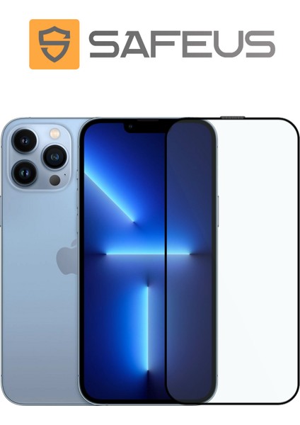iPhone 13 Pro Max Tam Kaplayan Toz Filtreli Parmak İzi Bırakmayan Safir Ekran Koruyucu Cam