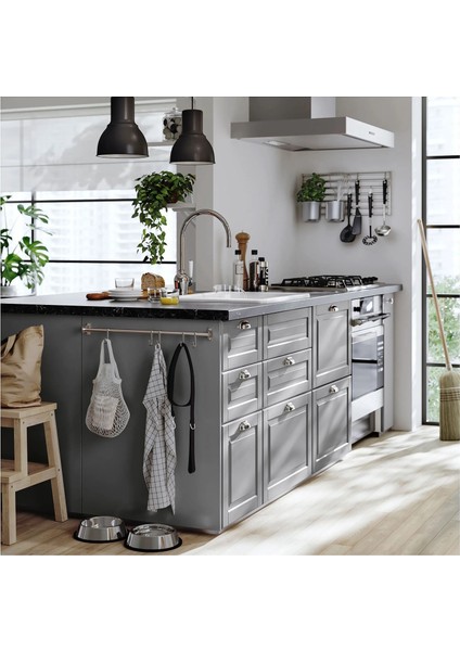 Kungsfors Duvar Rayı Paslanmaz Çelik 56 cm