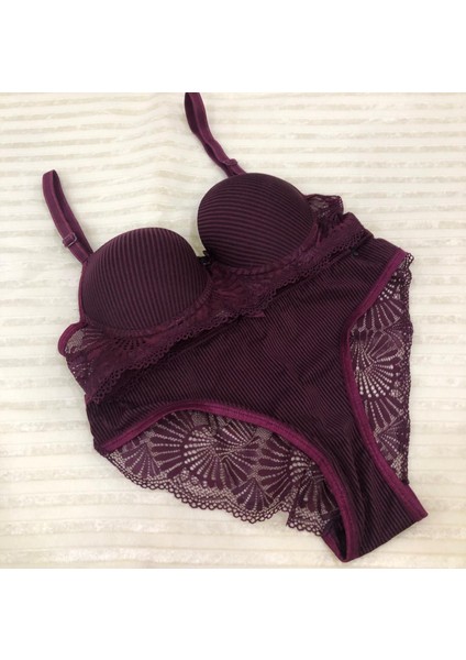 Kadın Dolgulu B Cup Balenli Telli Sütyen Takımı fiyatları