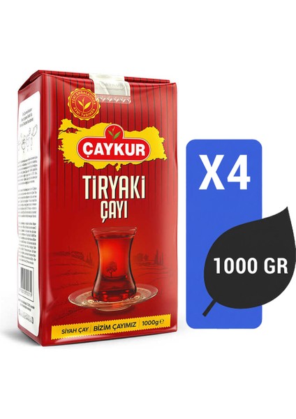 Tiryaki Çayı 1000 gr x 4 Adet