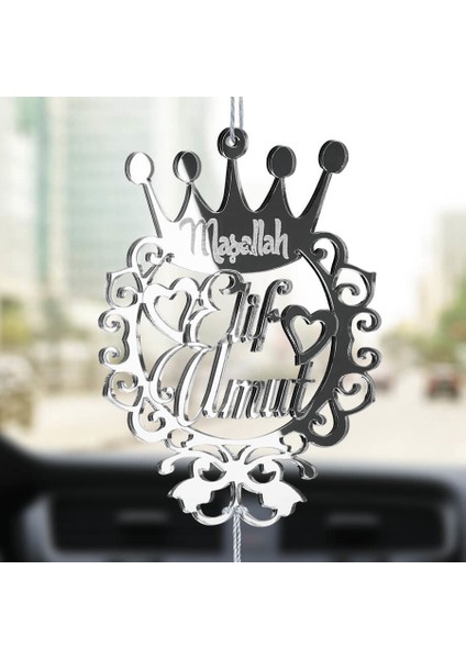 Kişiye Özel Maşallah Pleksi Araba Dikiz Aynası Süsü fiyatları