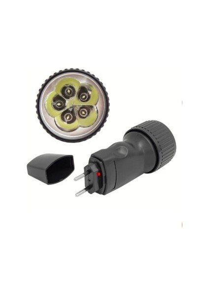 2 Adet Prizden Şarjlı Çok 5 Power Ledli Kamp Gece Yürüyüş Deprem Çantası El Feneri 135X45X45MM fiyatları