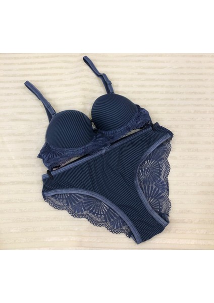 Kadın Dolgulu B Cup Balenli Telli Sütyen Takımı fiyatları