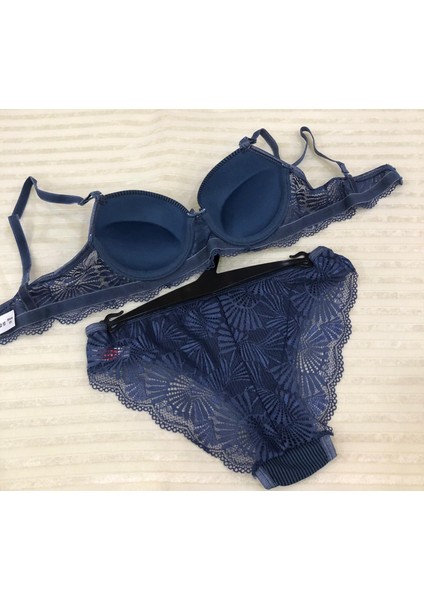 Kadın Dolgulu B Cup Balenli Telli Sütyen Takımı modelleri