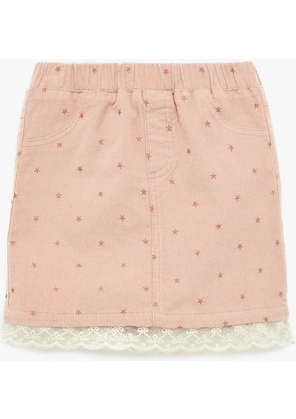 Pembe Kız Çocuk Etek 6WKG70012AW