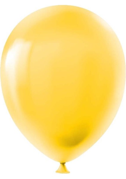 Kika Balon Baskısız Pastel 100'LÜ Sarı