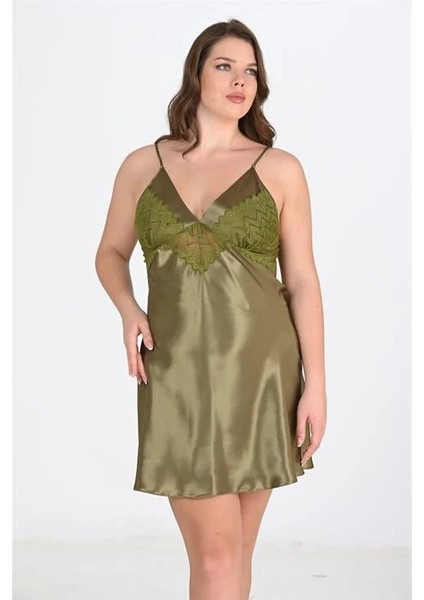 Büyük Beden Haki Gecelik 2104 fiyatları