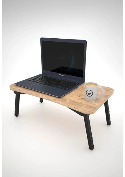 Laptop Sehpası Seyyar Kahvaltı Masası Katlanır Çalışma Sehpası Atlantik Çam modelleri