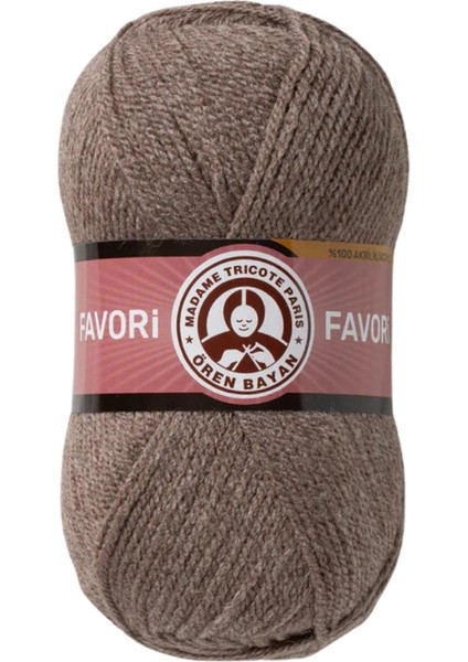 Ören Bayan Favori Örgü İpi - Kahverengi - 1 Adet - ( Renk Kodu : 014 ) fiyatları