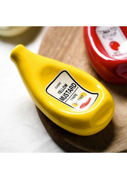 Seramik Sosluk - Dekoratif Sos Kabı I Ketçap, Mayonez, Hardal Için