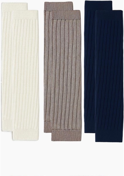 3 Çift Basic Kalın Pamuk Karışımlı Tozluk