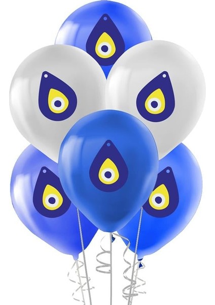 Kika Balon Baskılı Pastel 100'LÜ Nazar Boncuğu