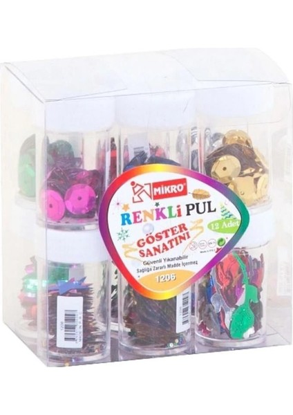 Mikro Şekilli Pul 1206 12’li Kutu