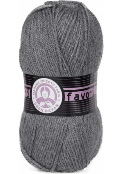 Ören Bayan Favori Örgü İpi - Kömür Gri - 1 Adet - ( Renk Kodu : 008 ) fiyatları