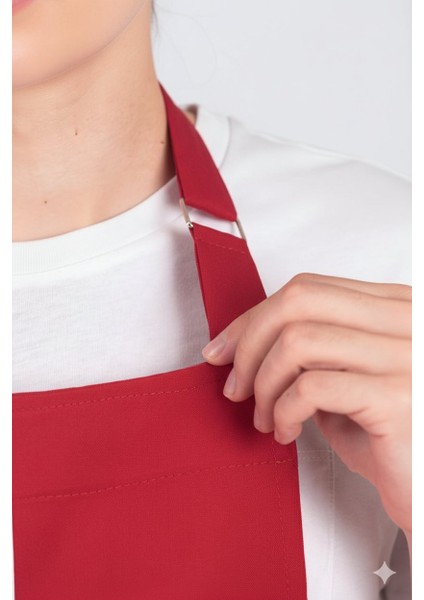 Kadın Boyundan Asmalı Barista Şef Mutfak Önlüğü 60X85 cm modelleri