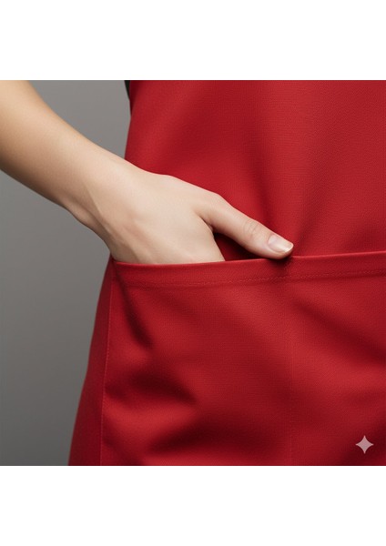 Kadın Boyundan Asmalı Barista Şef Mutfak Önlüğü 60X85 cm fırsatları