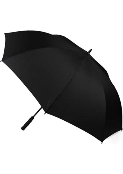 8 Sert Plastik Tel Siyah Protokol Şemsiyesi 95 cm Sırt Askılı Kılıflı indirimleri