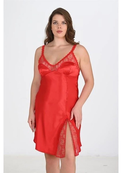 Büyük Beden Kırmızı Gecelik 2102 fiyatları