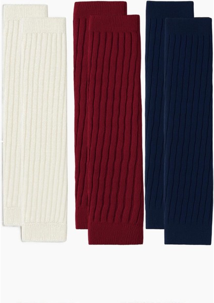 3 Çift Basic Kalın Pamuk Karışımlı Tozluk