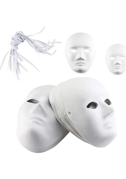 Bu-Bu Maske Insan Yüzü Modeli (3026) 12'li Paket