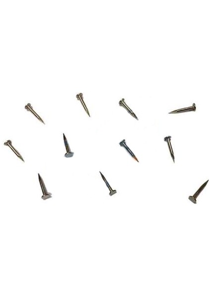 Klips, Menteşe, Ayağı Çivisi 9mm Çelik - Nikel 10GR (802802)