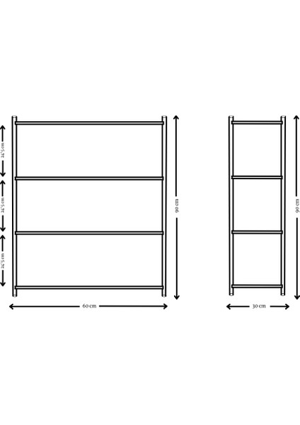 Çok Amaçlı 4 Raflı Mutfak Düzenleyici Mutfak Rafı Salon Rafı Vitrin modelleri