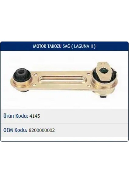 M4145 Motor Takozu (Sag) 8200000002