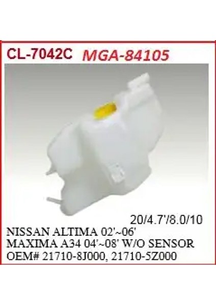 84105 Yedek Su Deposu 217108J000