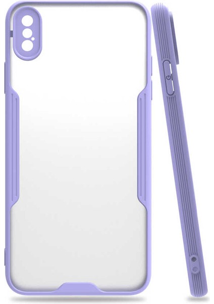 iPhone Xs Max 6.5 Uyumlu Aden Parfe Kapak-Mor