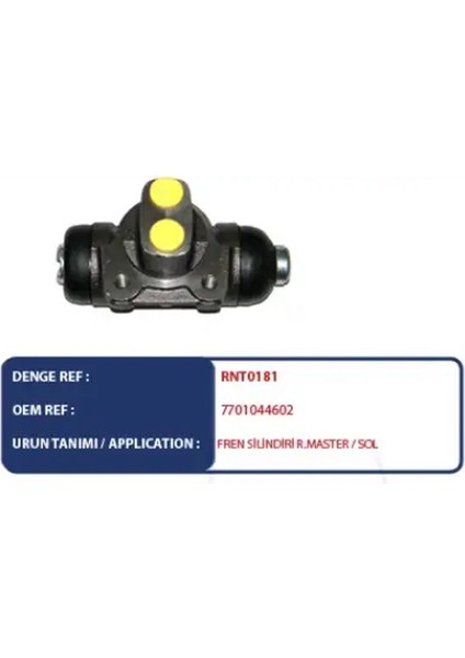 RNT0181 Arka Sol Fren Merkezi 4500936 7701044602 7701044603