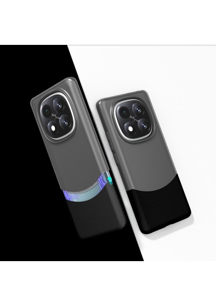 Redmi Note 14 Pro Plus Kılıf Mıknatıslı Aden Duble Kapak - Siyah