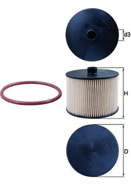 KX201D Yakit Filtresi 1313852 13138563 1318563