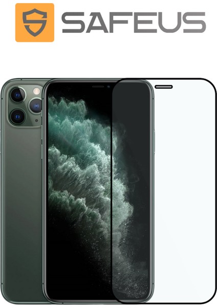 iPhone 11 Pro Tam Kaplayan Toz Filtreli Parmak İzi Bırakmayan Safir Ekran Koruyucu Cam