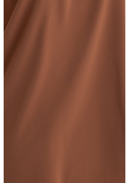 Kadın Askılı İnce Askılı Tişört Brown