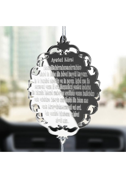 Desenli Ayetel Kürsi Pleksi Araba Dikiz Aynası Süsü modelleri
