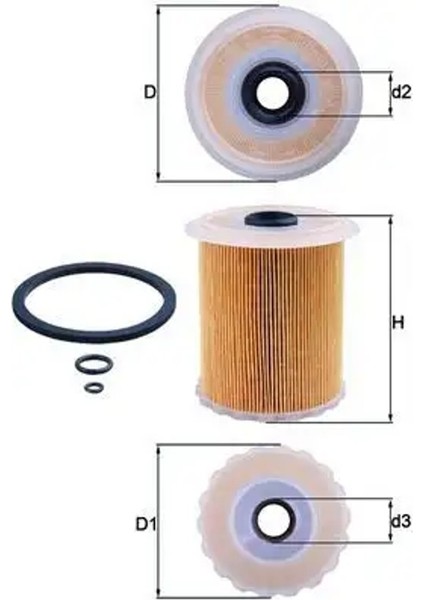 KX75D Yakit Filtresi 7701204497 8671002064