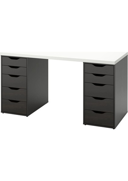 Alex Çalışma Masası Beyaz Venge 140 x 60 cm Lagkapten