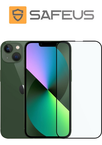 iPhone 13 Tam Kaplayan Parmak İzi Bırakmayan Safir Ekran Koruyucu Cam