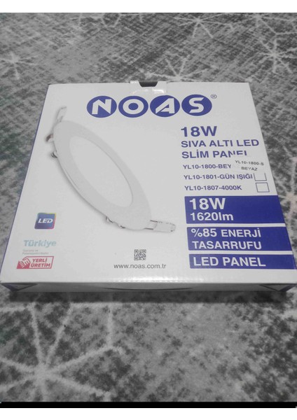 Siyah Kasa 18 Watt Panel modelleri