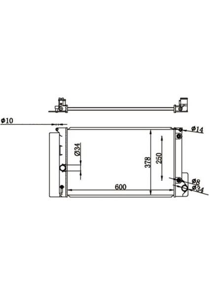 80712 Motor Radyatoru 164000D400