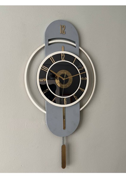 Ortası Aynalı Ahşap Duvar Saati – Sessiz Mekanizma, Şık Ev Dekoru (30–85 Cm) fiyatları