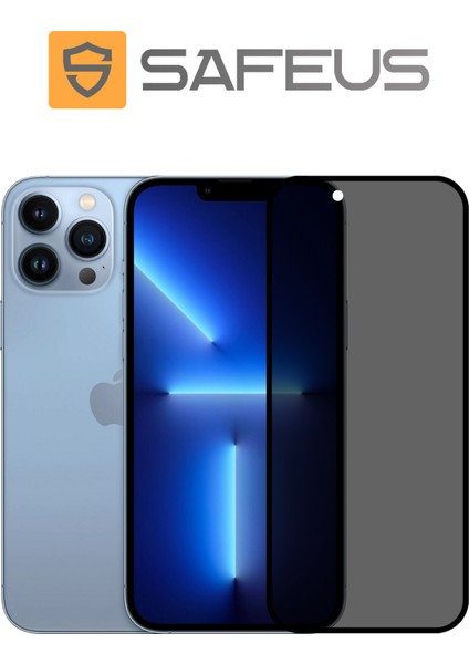 iPhone 13 Pro Max Tam Kaplayan Hayalet Parmak İzi Bırakmayan Safir Ekran Koruyucu Cam