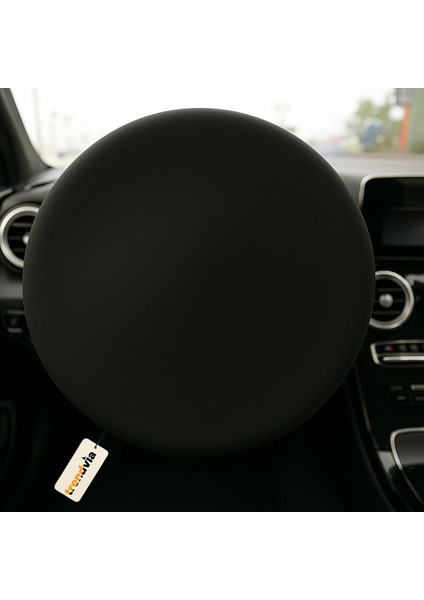 Siyah Penye Kumaş Direksiyon Kılıfı | Direksiyon Koruma