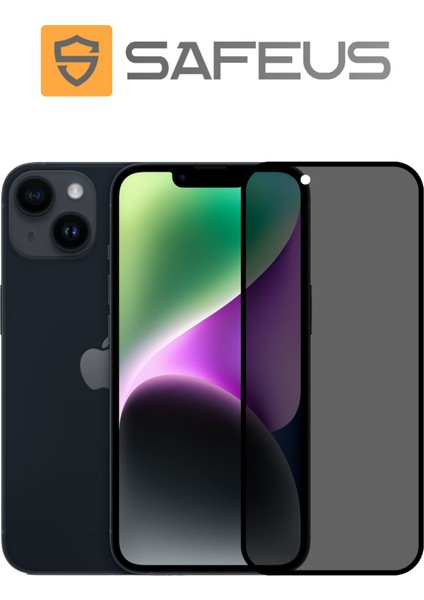 iPhone 14 Plus Tam Kaplayan Hayalet Parmak İzi Bırakmayan Safir Ekran Koruyucu Cam