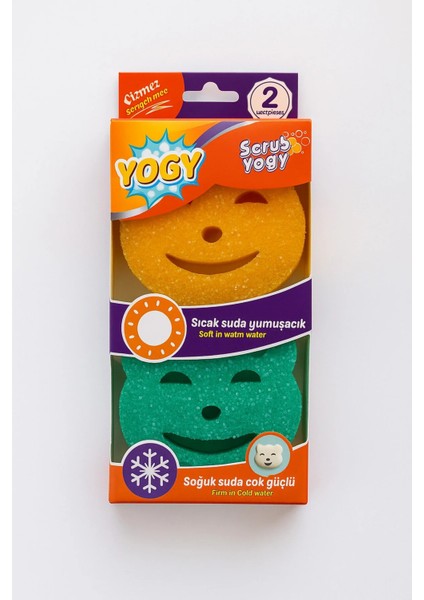 ( 1 + 1 ) Çift Yüzeyli Scrub + Tek Yüzeyli Scrub Temizlik ve Bulaşık Süngeri. 1+1 Adet